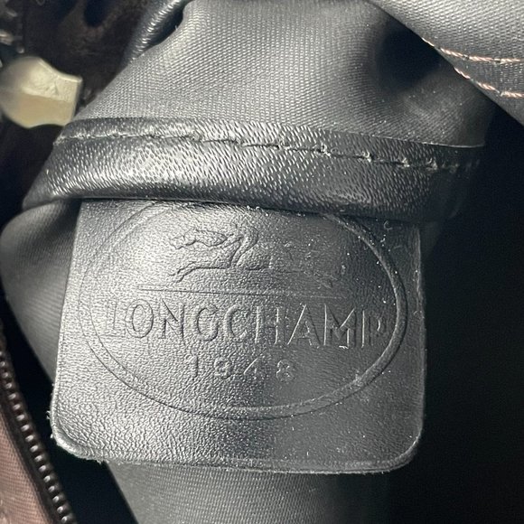 Longchamp Chocolate Brown Nylon Planetes Crossbody Bag - Picture 13 of 15